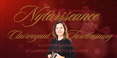 UDSOLGT -Nyt\u00e5rsseance med clairvoyant tarotl\u00e6sning, 250 kr pr person- Max 12 personer