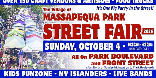 The Massapequa Park Street Fair 2026