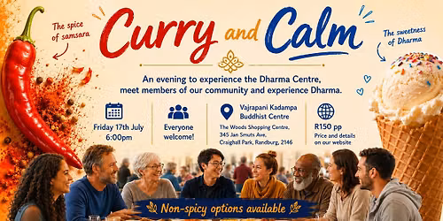 Fun social event- Curry and Calm - A Special night out
