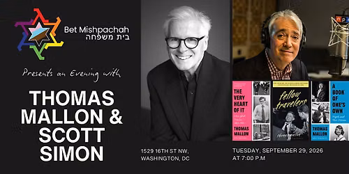 An Evening with Thomas Mallon and Scott Simon