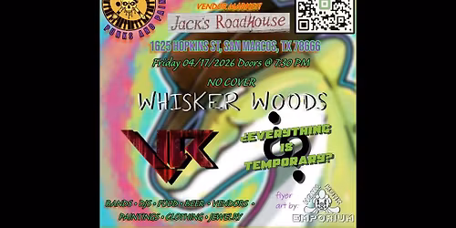  P&P @ Jacks Roadhouse San Marcos, TX 4\/17\/26  P&P @ Jacks Roadhouse San Marcos, TX 4\/17\/26