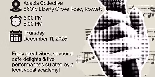 Singer Spotlight @ AcaciaCollective