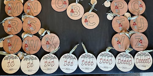 Stitch Your Own Wood Ornament