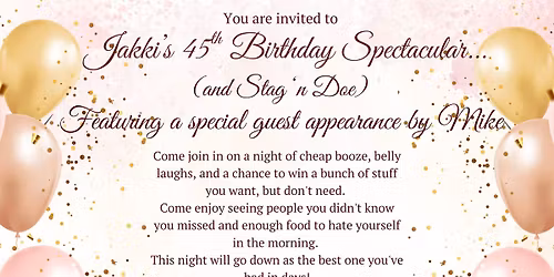 Jakki and Mike's actual, true, for real Stag and Doe.