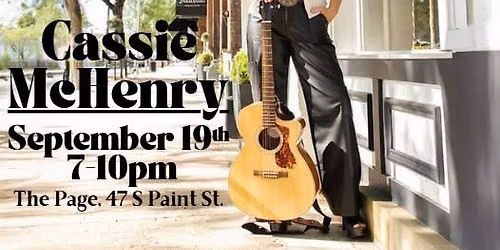 Cassie McHenry LIVE at The Page