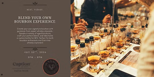 Blend Your Own Bourbon Experience with Big Machine Distilling