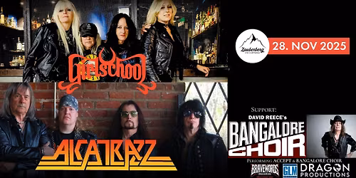 Girlschool + Alcatrazz + David Reece's Bangalore Choir | Europe Tour 2025