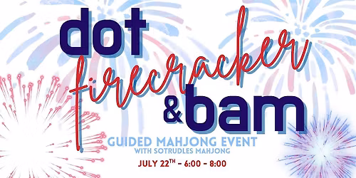 Dot Firecracker Bam - Mahjong Guided Play with sotrudles