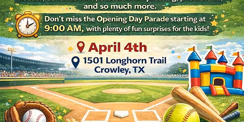CYA Opening Day Celebration!