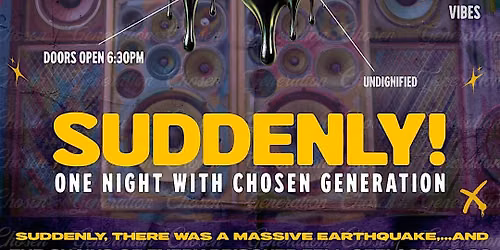 SUDDENLY! Chosen Worship Night