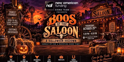 BOOS AT THE SALOON A HALLOWEEN HOEDOWN