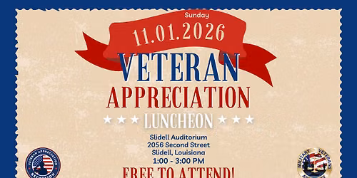 Veteran Appreciation Luncheon