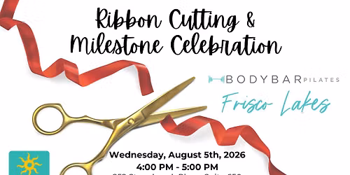 Ribbon Cutting - BODYBAR Frisco Lakes