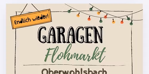 12. Oberwohlsbacher Garagenflohmarkt 