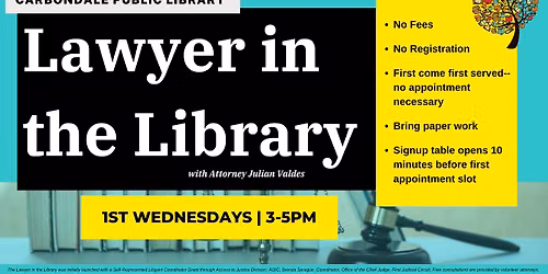 Lawyer in the Library at CPL