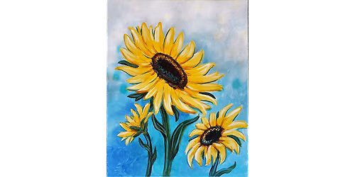 Three Sunflowers - Paint and Sip in Appleton | Classpop!\u2122