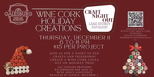 Craft Night Out: Wine Cork Holiday Creations
