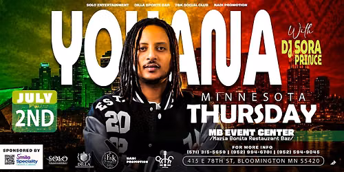 Yohana Minnesota Concert ESFNA Week 2026