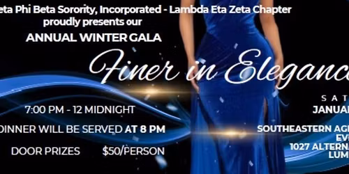 Annual Winter Gala - Finer In Elegance