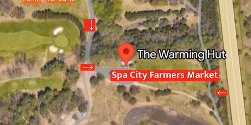 Spa City Farmers' Market MOVES outdoors onto --THE WARMING HUT FIELD!