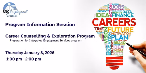 Program Information Session: Career Counselling and Exploration Program