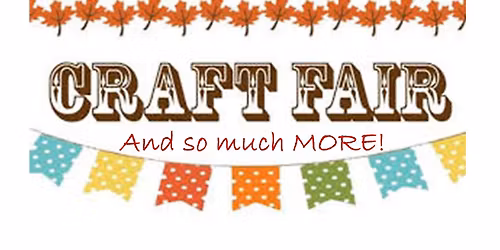 2026 Craft Fair and Junk Sale!