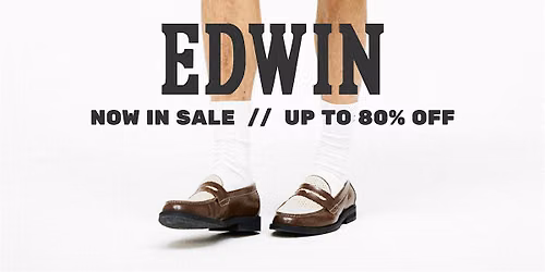 Edwin Sample Sale | 23.08.26