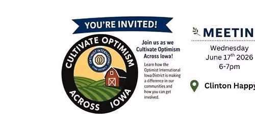Clinton Optimist Club Meeting