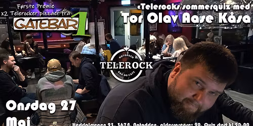 SOMMERQUIZ P\u00c5 TELEROCK MED TOR OLAV AASE K\u00c5SA