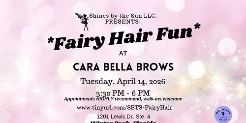 Fairy Hair Fun at Cara Bella Brows ~ Winter Park