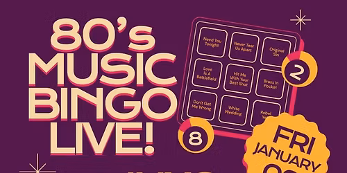 Mystified, The Premier Tribute to INXS is Headlining the Garden Amp for 80s Bingo LIVE!