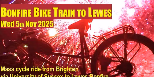 Bonfire Bike Train to Lewes