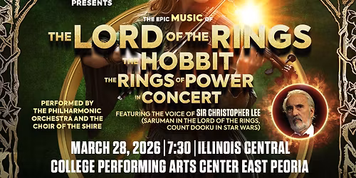 The Lord of the Rings, The Hobbit, and Rings of Power in Concert at State Theatre Easton