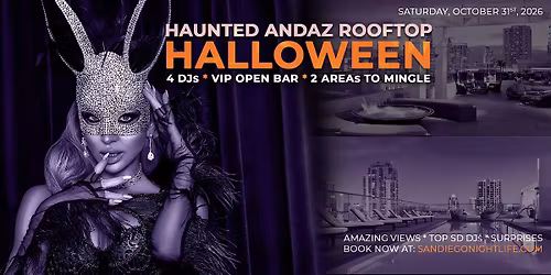 Haunted Andaz San Diego Halloween Rooftop Party