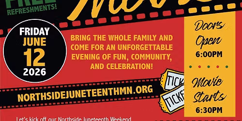 Northside Juneteenth - Community Movie Night at the YMCA!