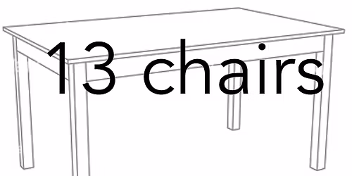 13 Chairs Live!