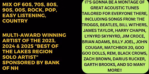 Henry LaLiberte Live, Solo @High Octane Saloon, Laconia NH!