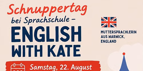 Schnuppertag bei Sprachschule \u201eEnglish with Kate\u201c