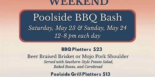 MEMORIAL DAY WEEKEND AT EBB & FLOW