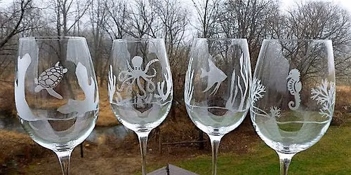 Pop up Hotspot Paint event - Glass etch set (2)
