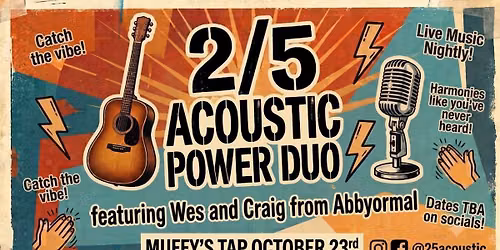 Debut show @ Muffy's Tap!!