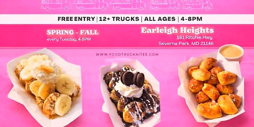 Food Truck Tuesdays @ Earleigh Heights VFD Severna Park w\/THE PANCAKE PEEPS