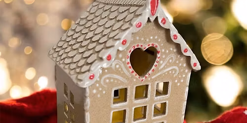Pottery Gingerbread House