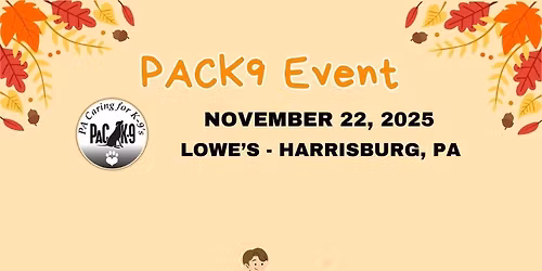 PACK9 November Event 