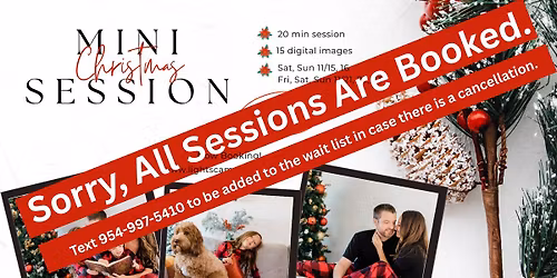 Holiday Mini Photo Session