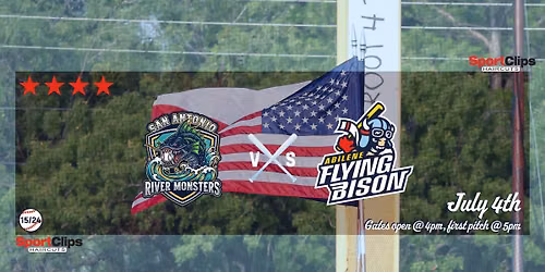 San Antonio River Monsters vs. Abilene Flying Bison
