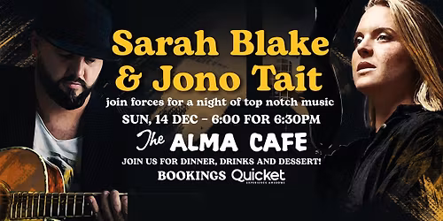Sarah Blake & Jono Tait
