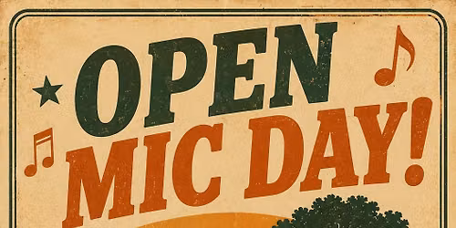 Open Mic at The Oak Tree - Saturday 27.06.26 3pm-7pm 