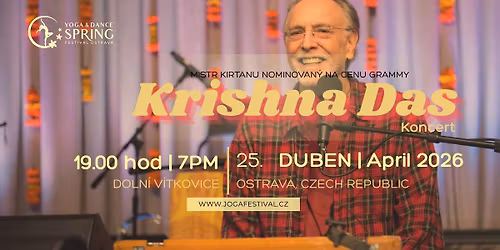 \ud83d\udcab Krishna Das (Kirtan) in the Czech Republic - Ostrava, April 25th 2026