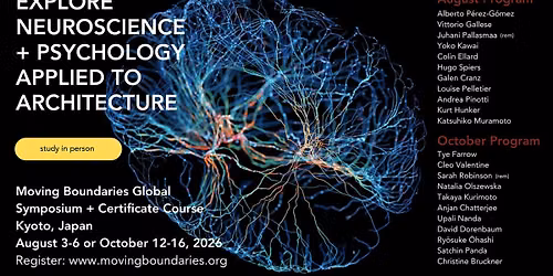 Moving Boundaries Global Symposium + Course - Kyoto, October 12-16, 2026